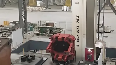 Фрезерно-расточный станок для ветряной турбины, часть 2