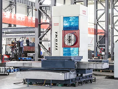 Фрезерно-расточный станок с ЧПУ и подвижным столом TK6111 