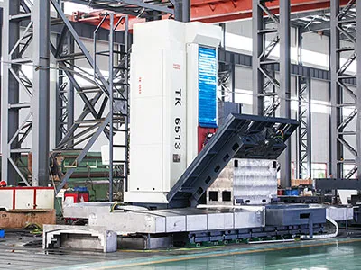 Фрезерно-расточный станок с ЧПУ и поперечно-подвижным столом TK 6513